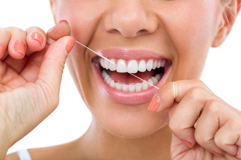 aggressive flossing can be damage