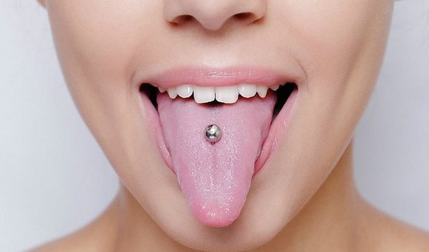 dental downsides of tongue piercing